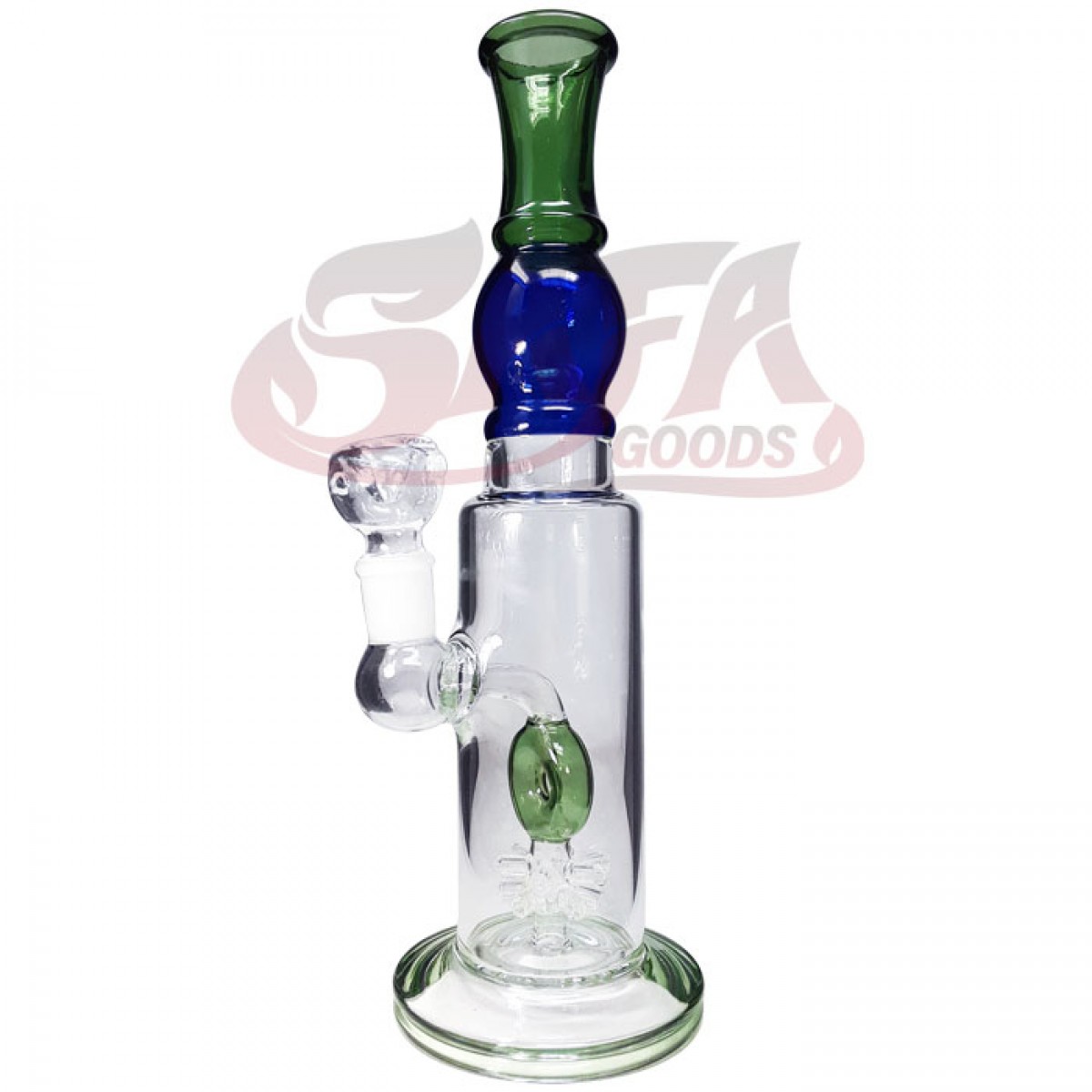 12 Inch Glass Water Pipes - Donut Showerhead Percolator